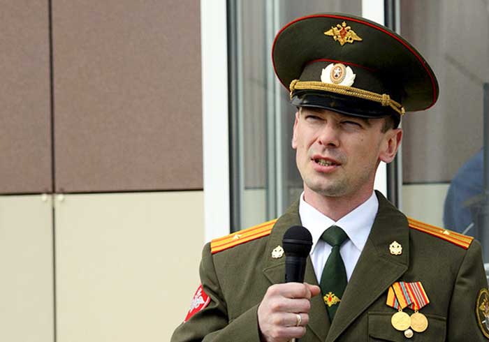 Поздравление от представителя 695 Военного Представительства Министерства Обороны Российской Федерации Гладких Алексея Владимировича